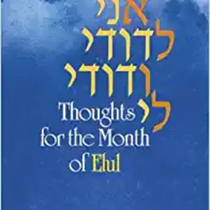 אני לדודי ודודי לי - Thoughts for the Month of Elul